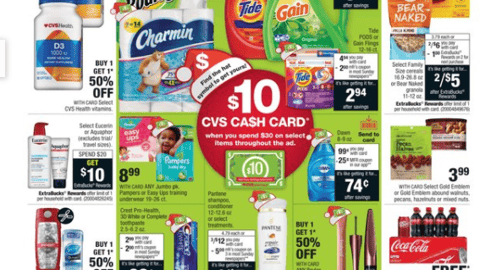 CVS P&G 'CVS Cash Card' Feature